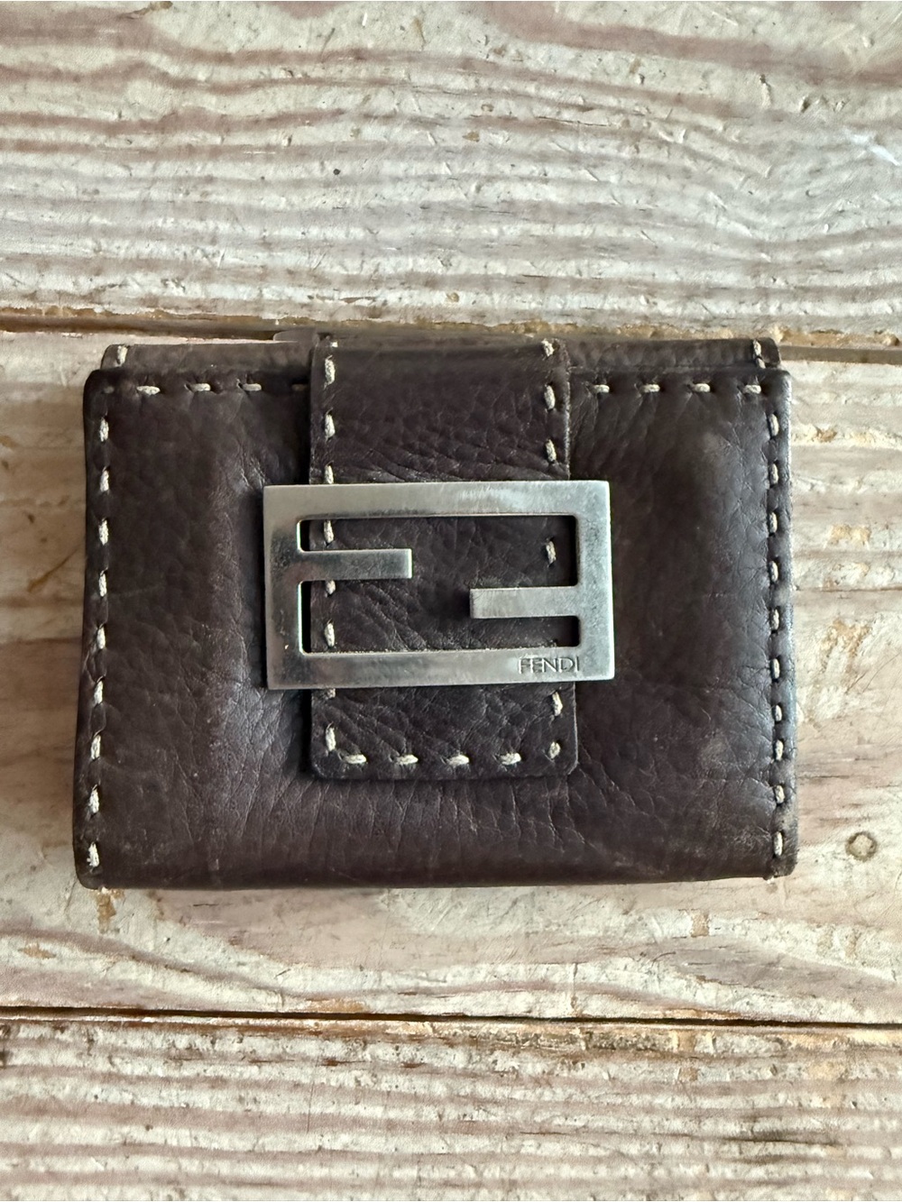 Fendi Selleria Leather Wallet
